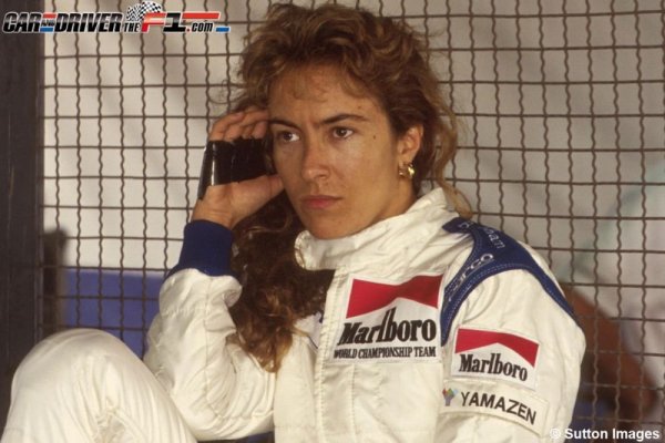 Giovanna Amati 1992 első 3 futamán próbálta kvalifikálni magát a Brabham-Judd-dal - hiába...